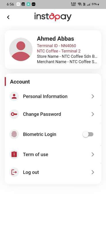 Instapay POS screenshot 2